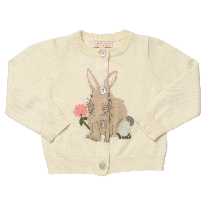 Baby Girls Maude Sweater - Bunny