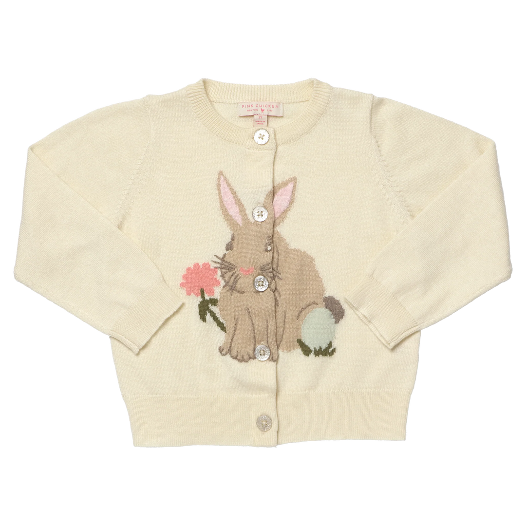 Girls Maude Sweater - Bunny