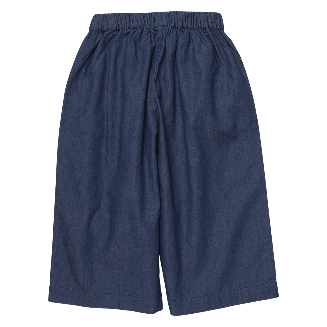 Girls Bailey Ruffle Pant - Chambray