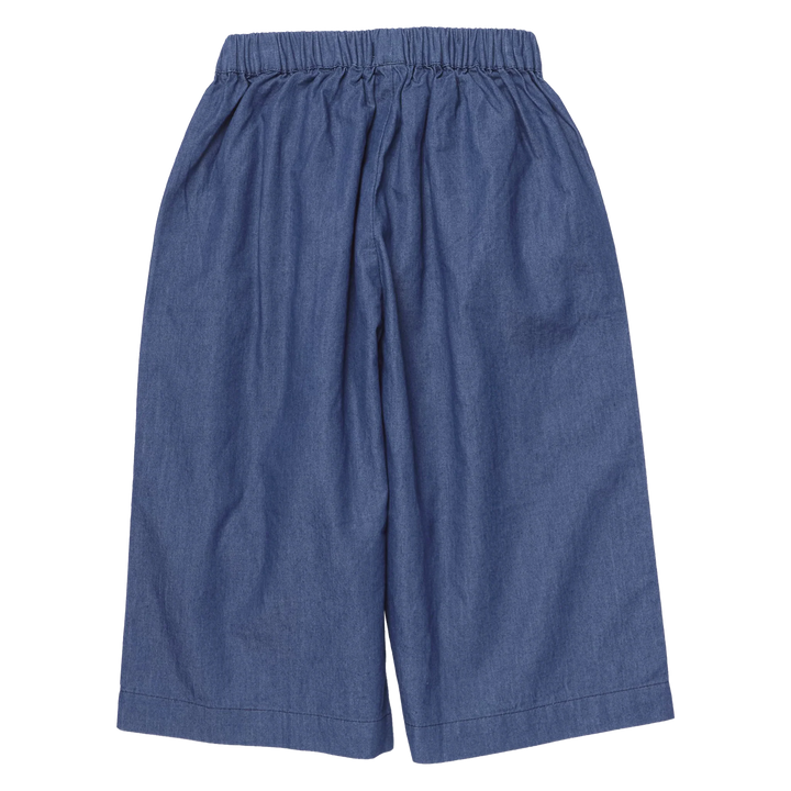 Girls Bailey Ruffle Pant - Chambray