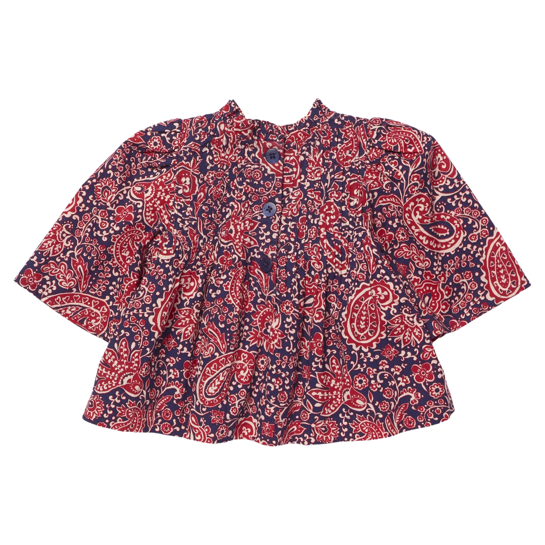 Girls Jaipur Top - Paisley Vines