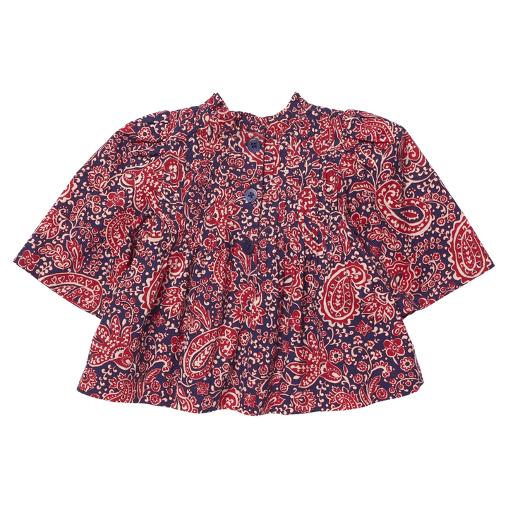 Girls Jaipur Top - Paisley Vines