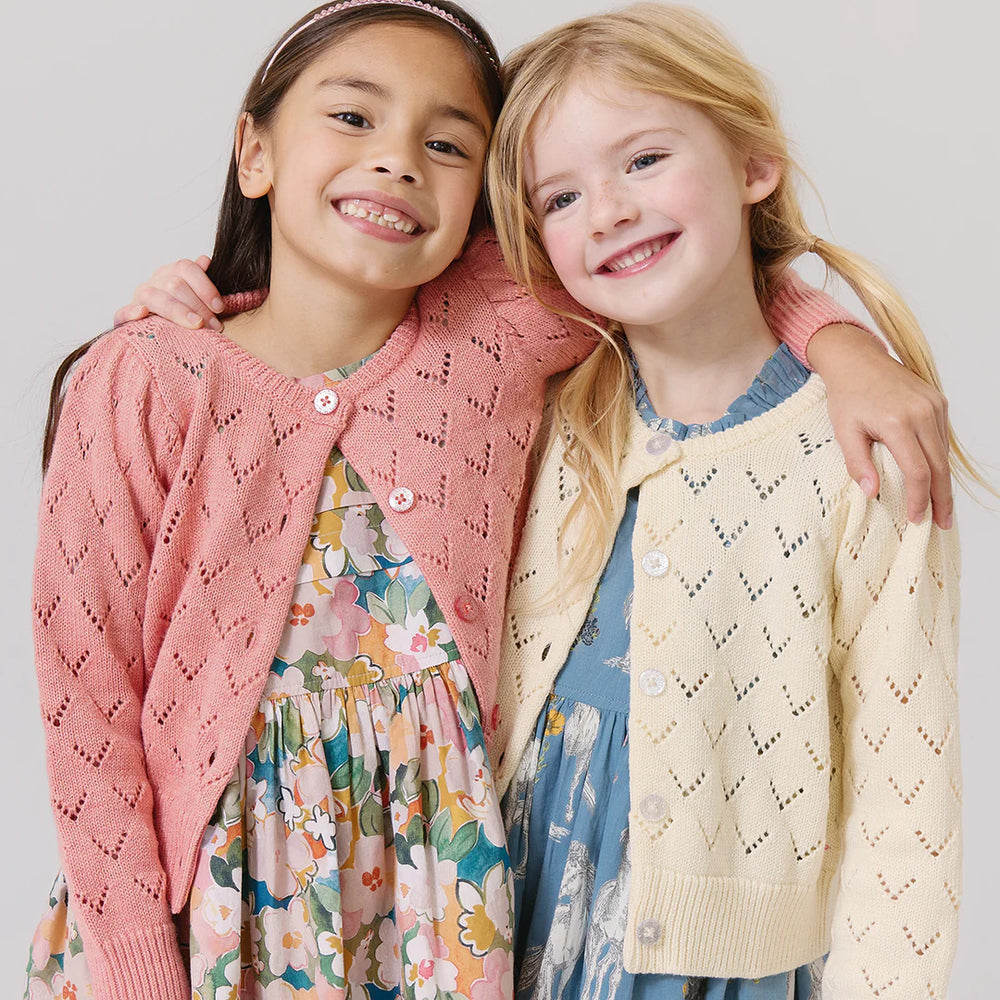 Girls Connie Sweater - Ivory
