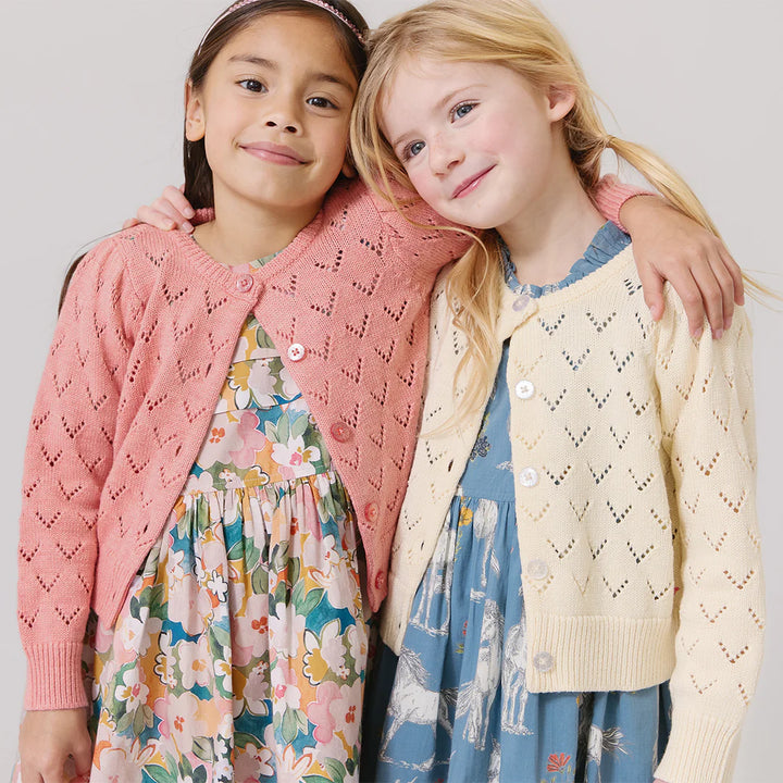 Girls Evelyn Dress - Watercolor Floral