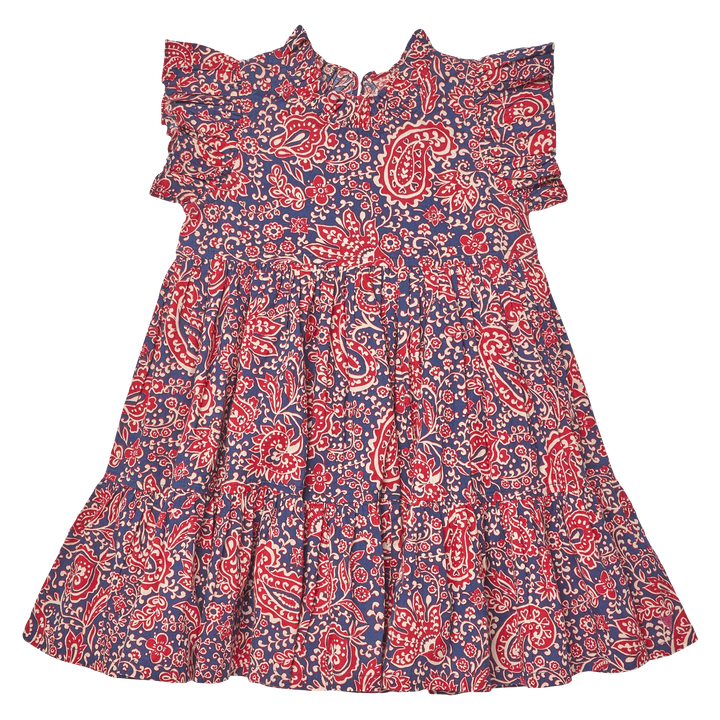 Girls Jennifer Dress - Paisley Vines