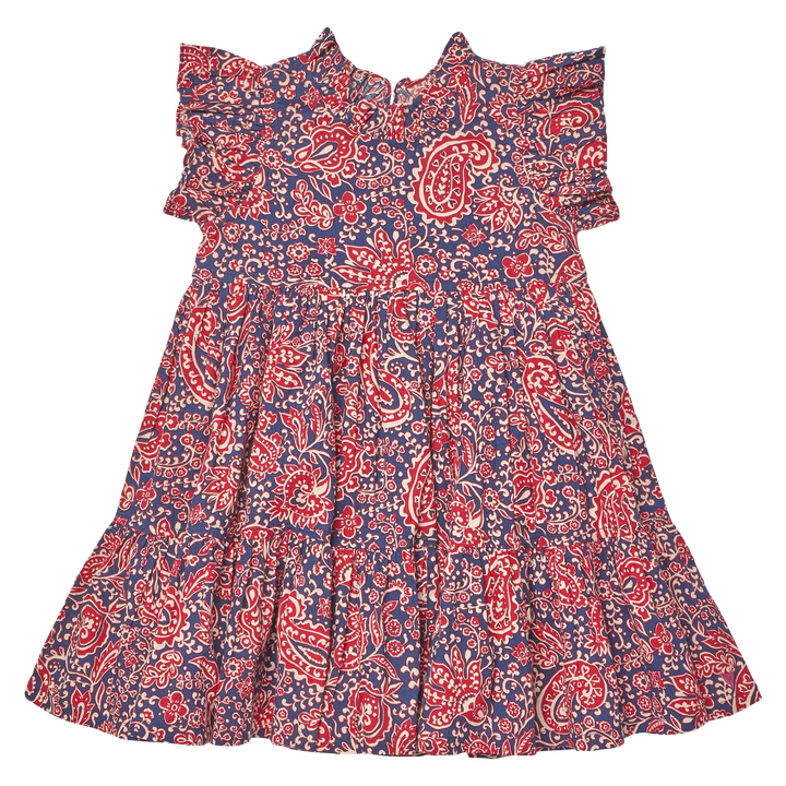 Girls Jennifer Dress - Paisley Vines
