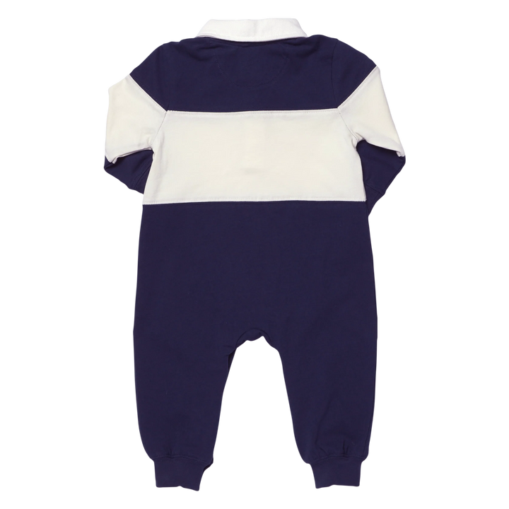 Baby Boys Albert Rugby Jumper - Navy White