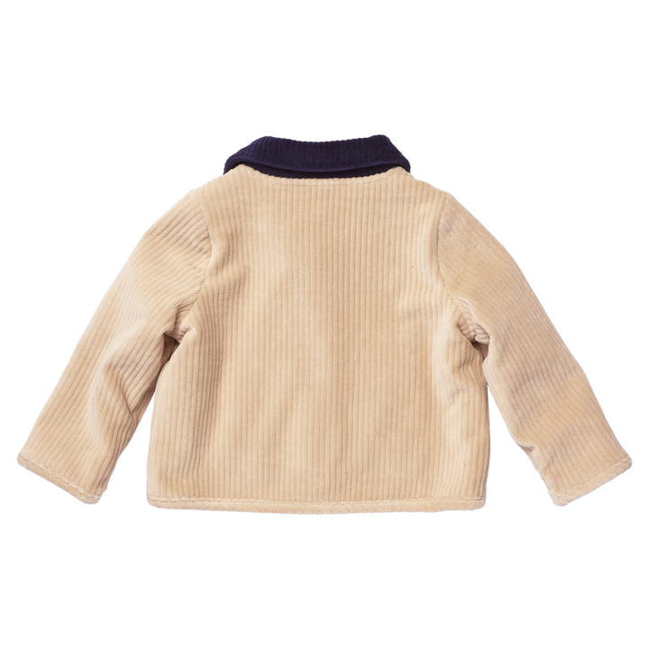 Baby Boys Jace Plush Jacket - Khaki