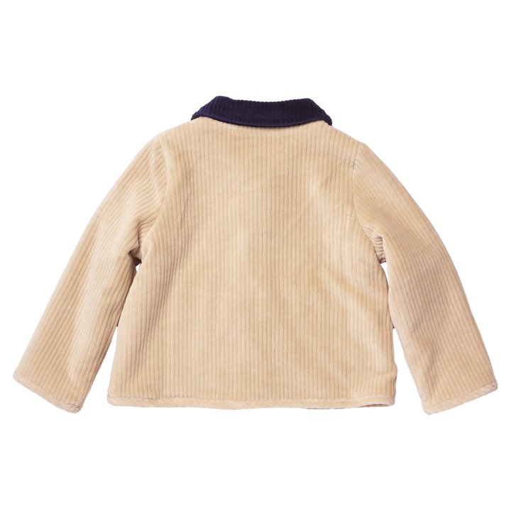 Boys Jace Plush Jacket - Khaki