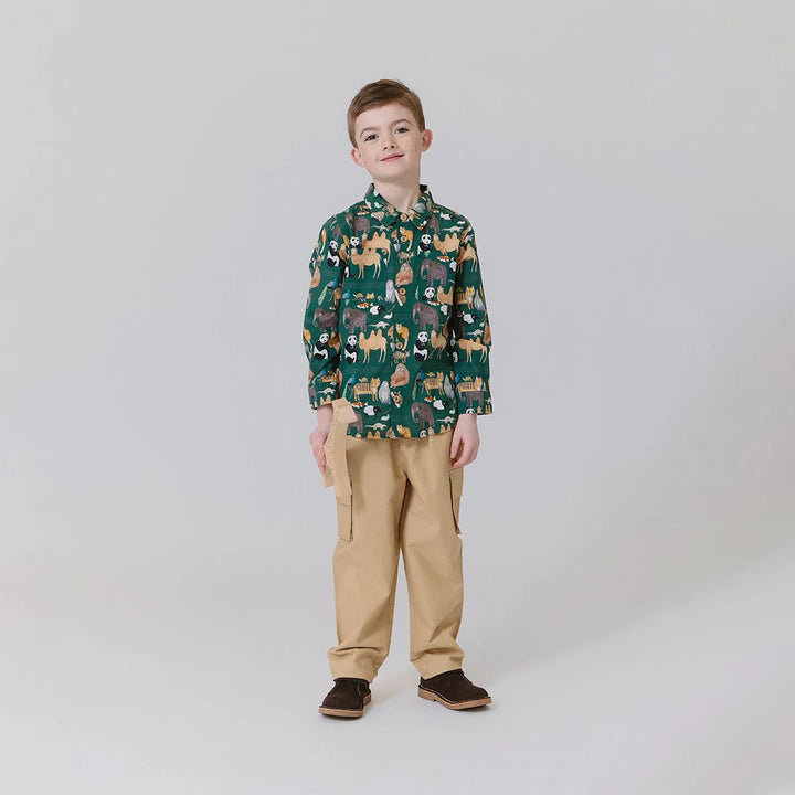 Boys Jack Shirt - Animals of Asia