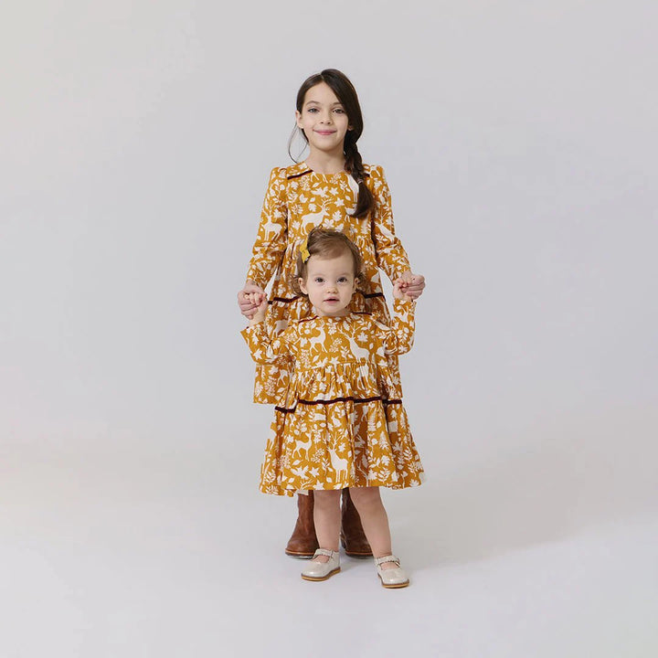 Girls Lennon Dress - Harvest Botanical
