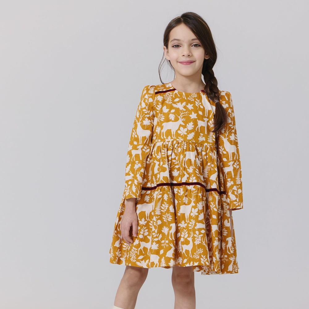 Girls Lennon Dress - Harvest Botanical