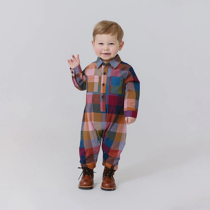 Baby Boys Easton Jumper - Harvest Check