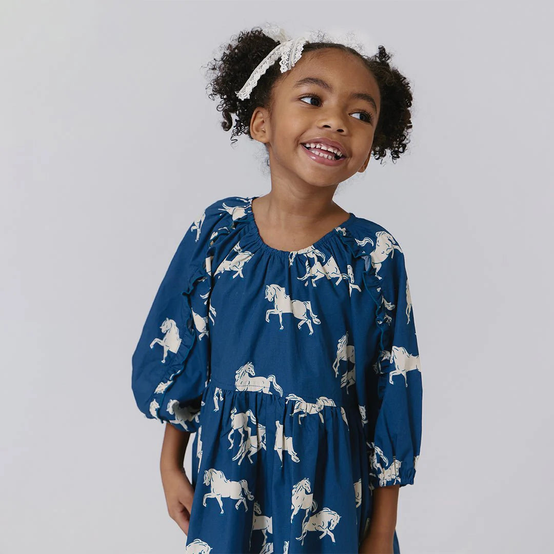 Girls Katya Dress - Wild Horses