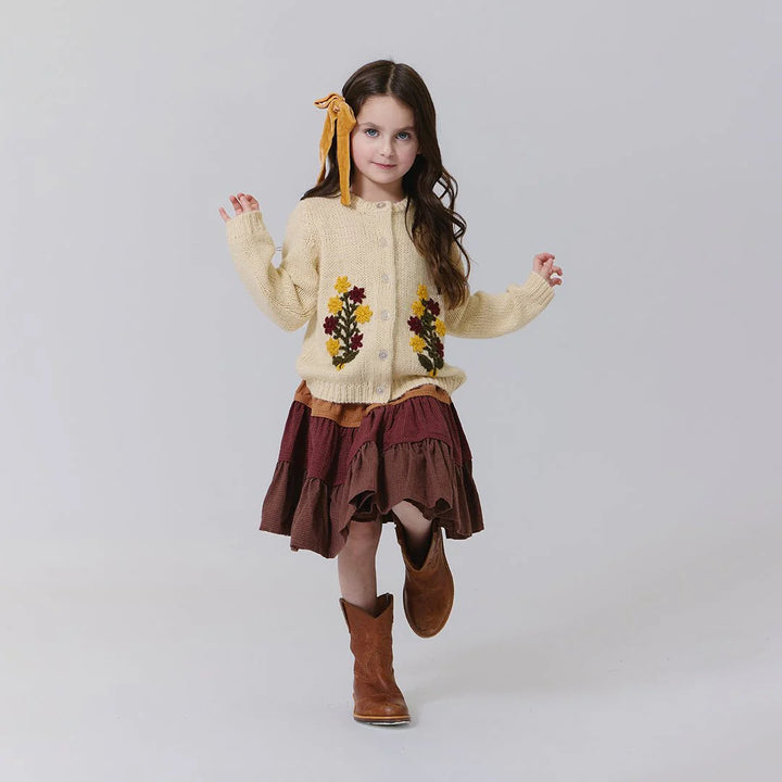 Girls Allie Skirt - Mixed Checks