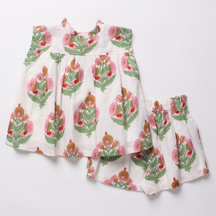 Girls Misha 2-PC Set - Pink Bellflower