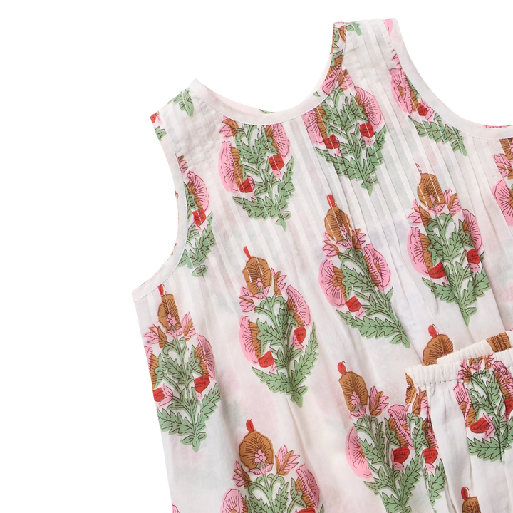 Baby Girls Jaipur 2-PC Set - Pink Bellflower