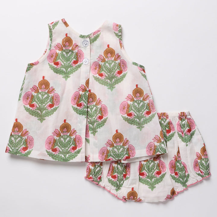 Baby Girls Jaipur 2-PC Set - Pink Bellflower