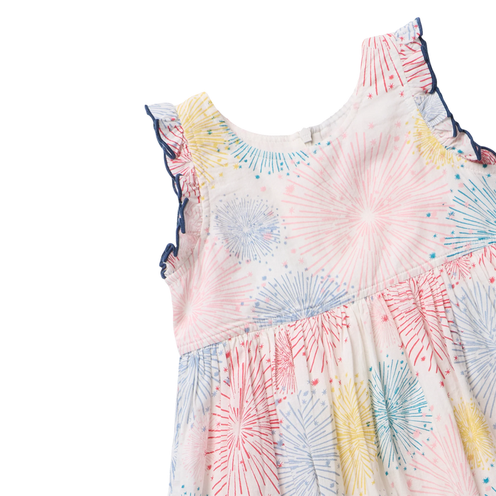 Girls Kelsey Dress - Fireworks