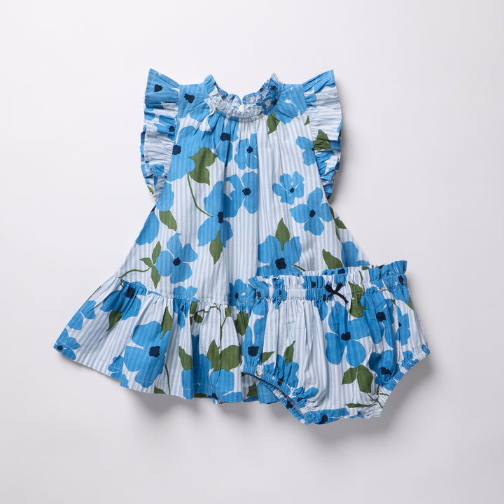 Baby Girls Harper Dress Set - Hibiscus Floral