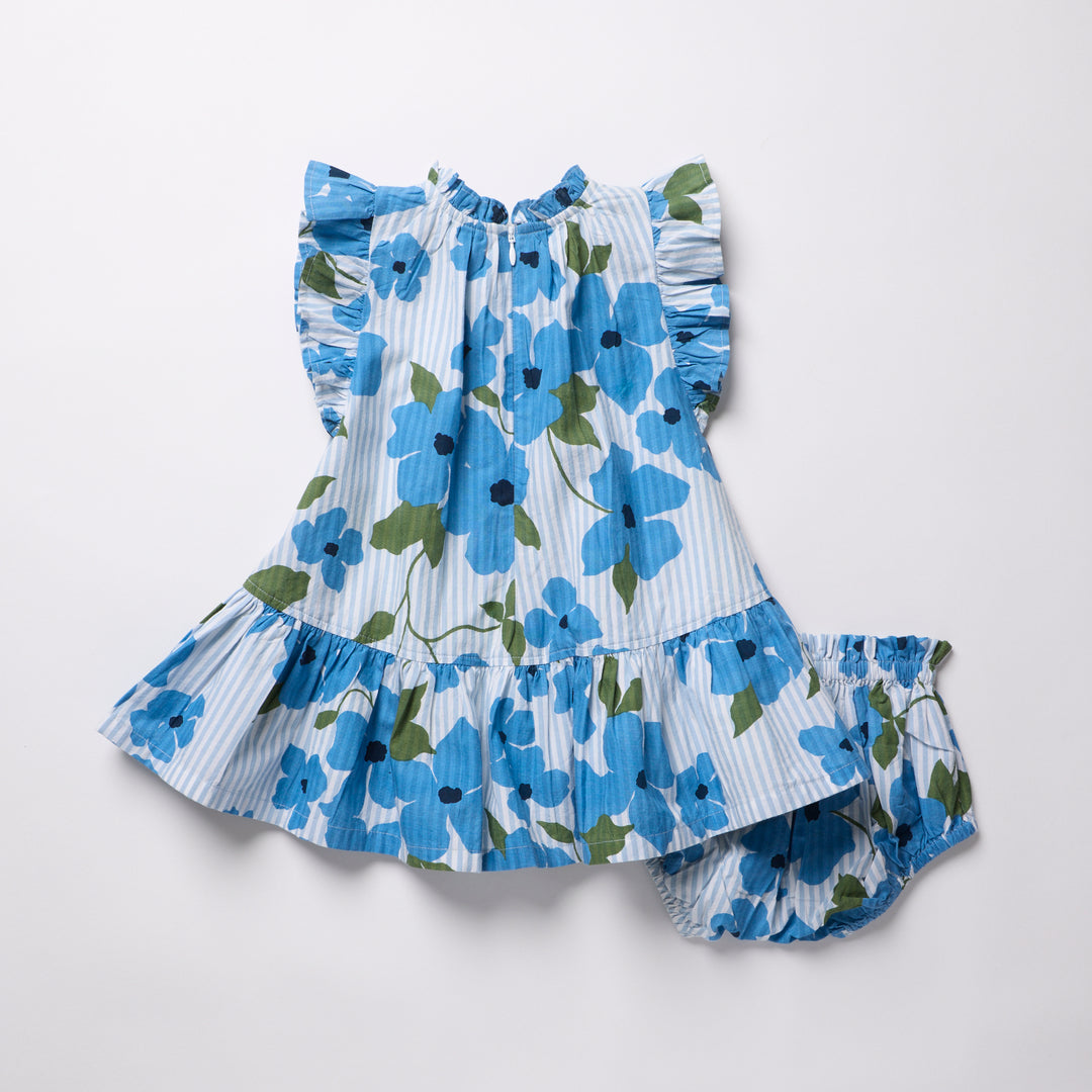 Baby Girls Harper Dress Set - Hibiscus Floral