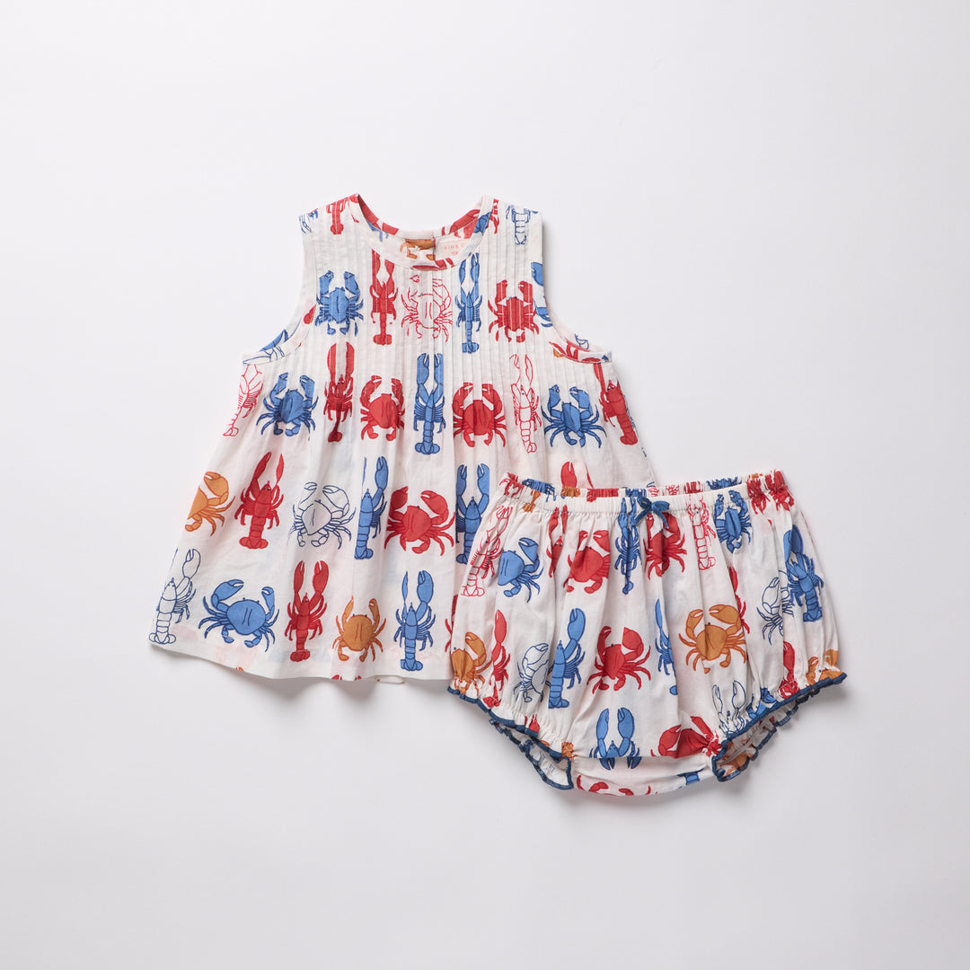 Baby Girls Jaipur 2-PC Set - Lobsters and Crabs