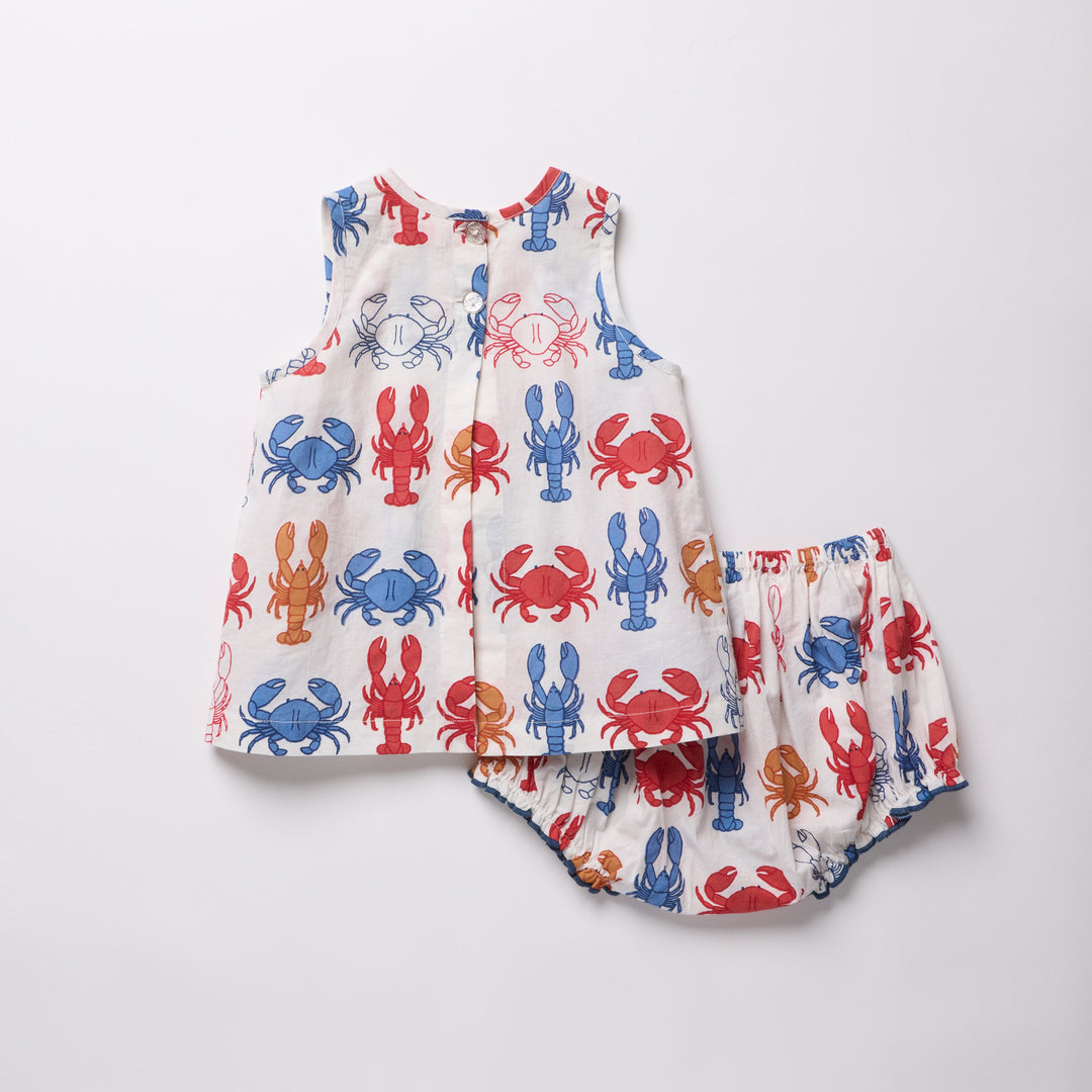 Baby Girls Jaipur 2-PC Set - Lobsters and Crabs