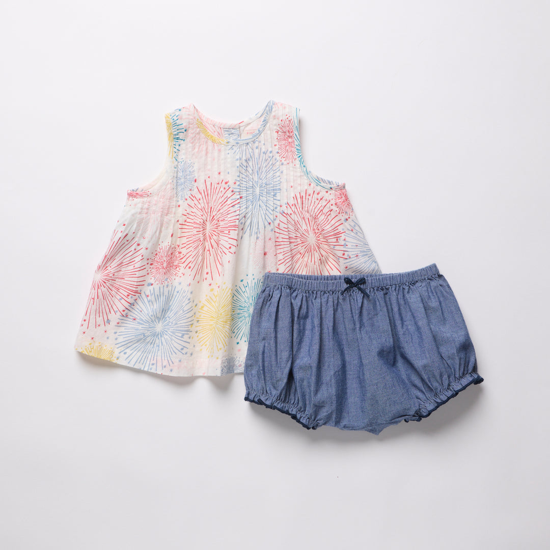 Baby Girls Jaipur 2-PC Set - Fireworks