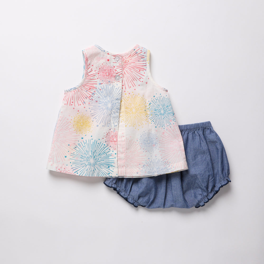 Baby Girls Jaipur 2-PC Set - Fireworks