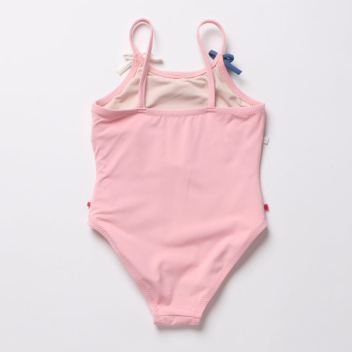 Girls Lottie Suit - Pink Bows