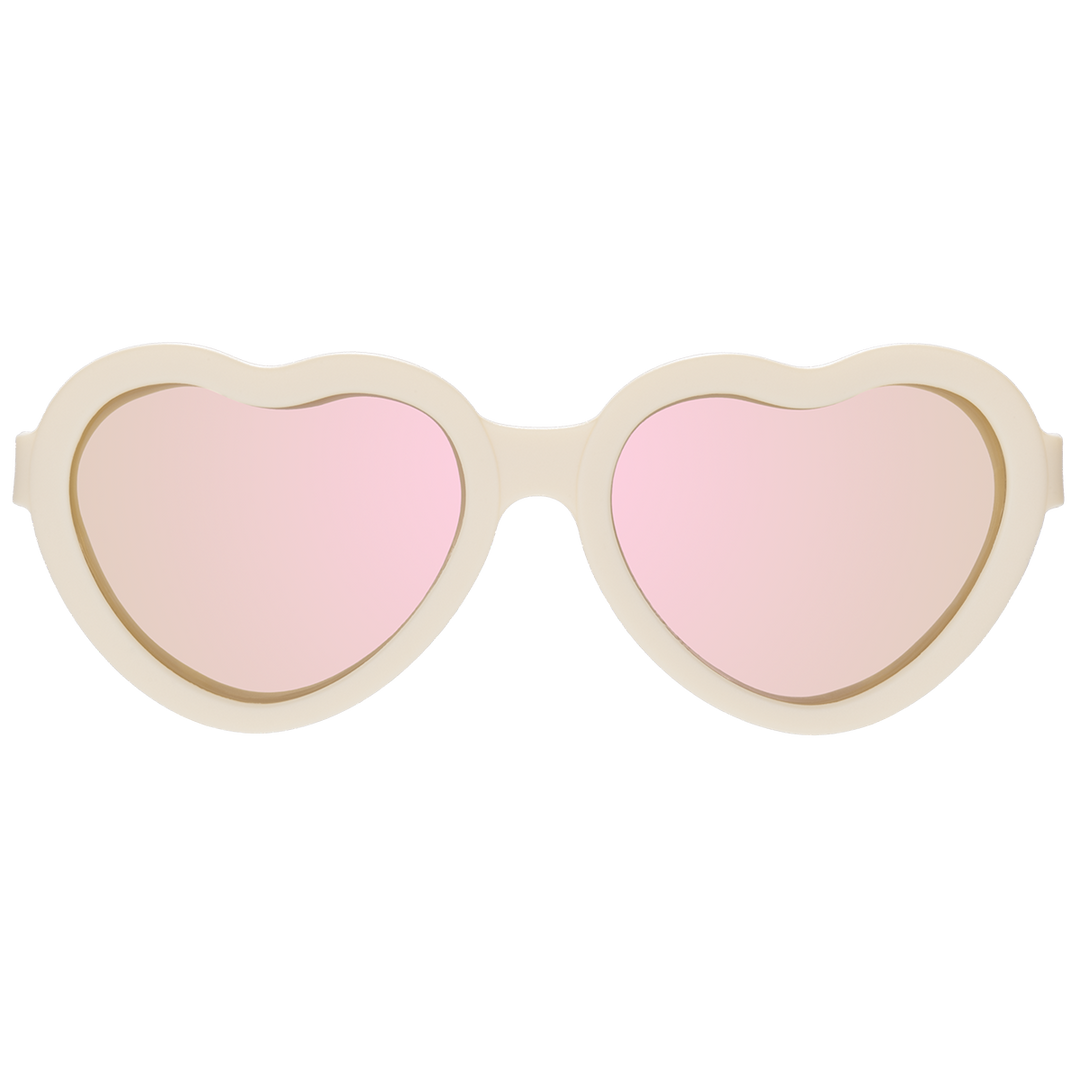 Babiators Sweet Cream Heart | Polarized Rose Gold Mirrored Lenses