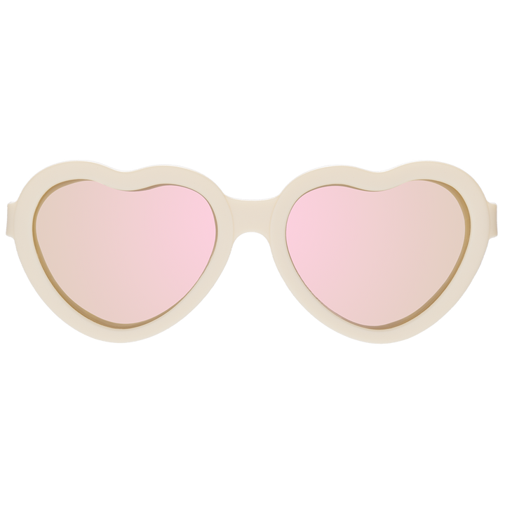 Babiators Sweet Cream Heart | Polarized Rose Gold Mirrored Lenses