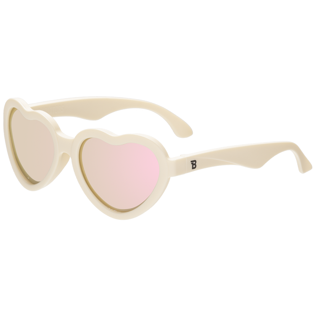 Babiators Sweet Cream Heart | Polarized Rose Gold Mirrored Lenses