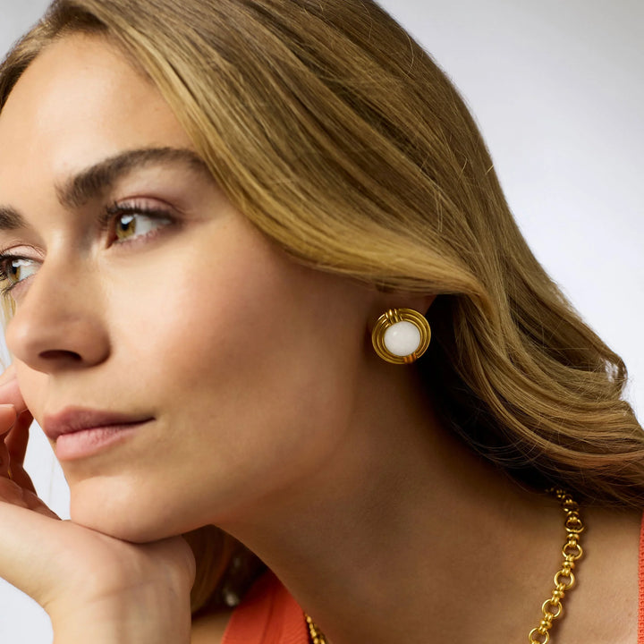 Portofino Statement Stone Stud