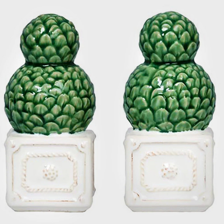 Berry & Thread Topiary Salt and Pepper Set/2 - Multi