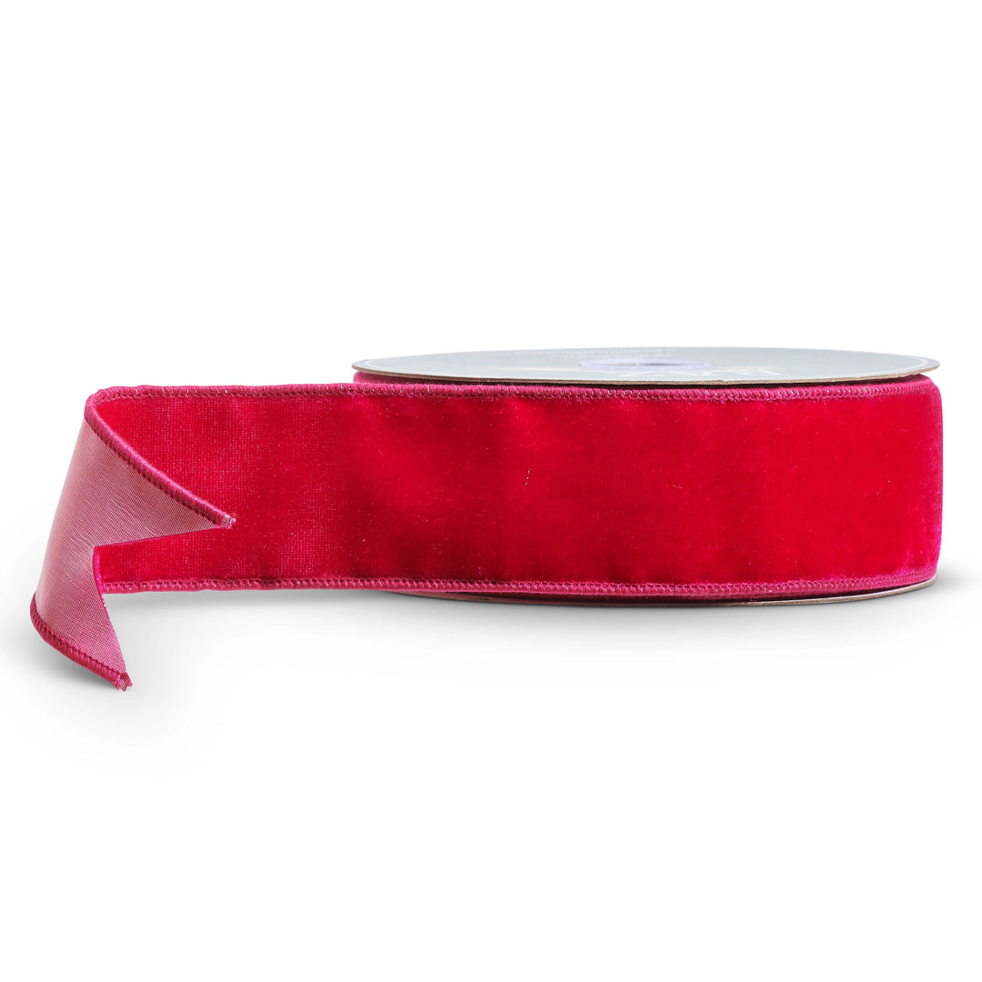 Fuchsia Pink Velvet Ribbon