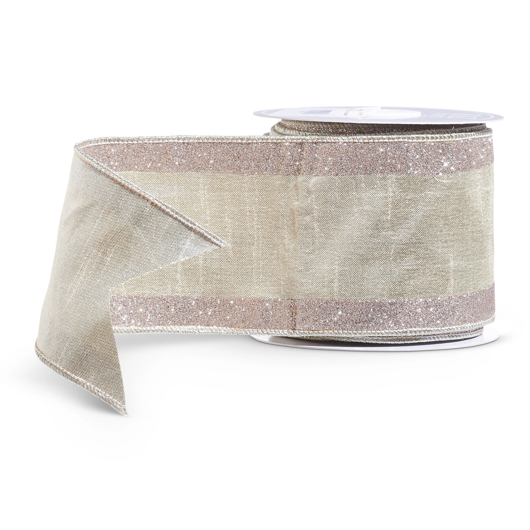 Silver Stripes Ribbon