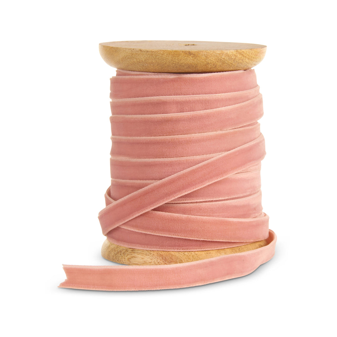 Light Pink Velvet Ribbon