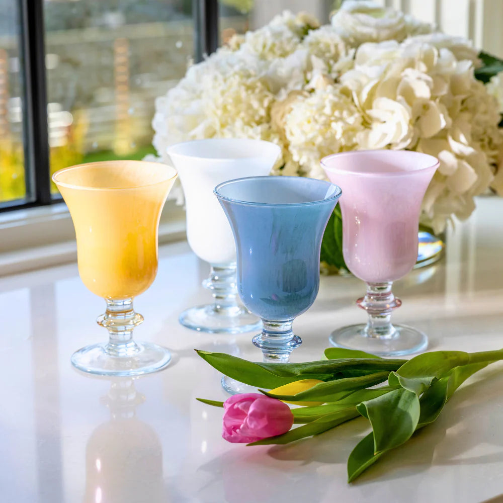 Rialto Water/Wine Glass - Naples Yellow