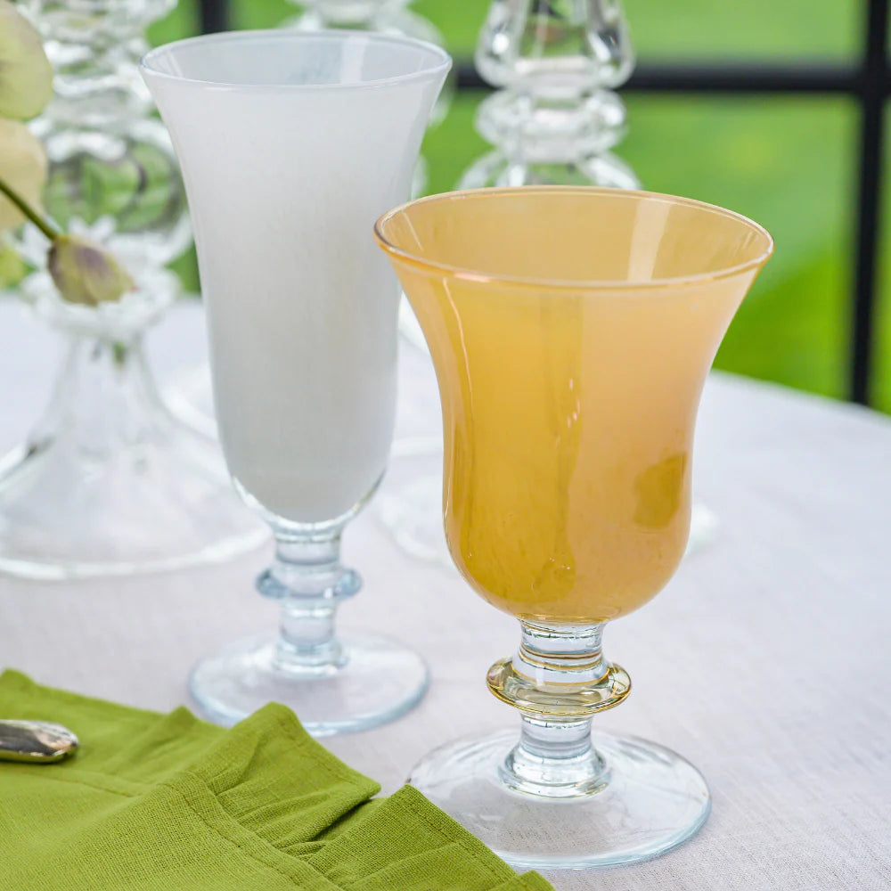 Rialto Water/Wine Glass - Naples Yellow