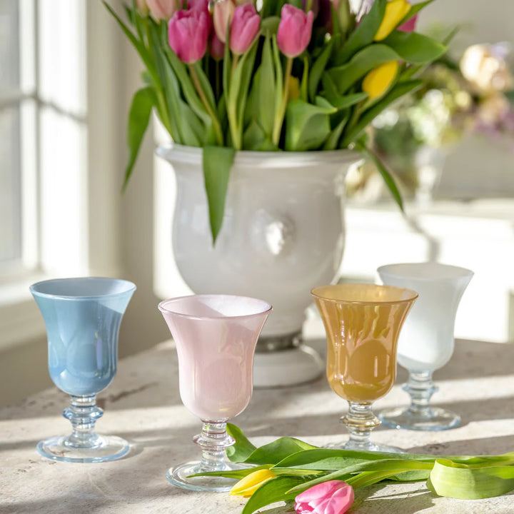 Rialto Water/Wine Glass - Soft Pink
