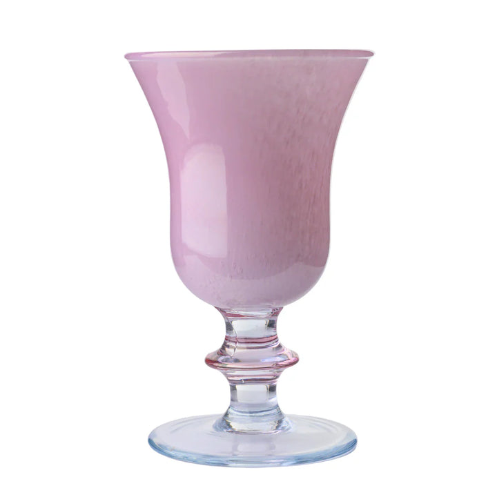 Rialto Water/Wine Glass - Soft Pink