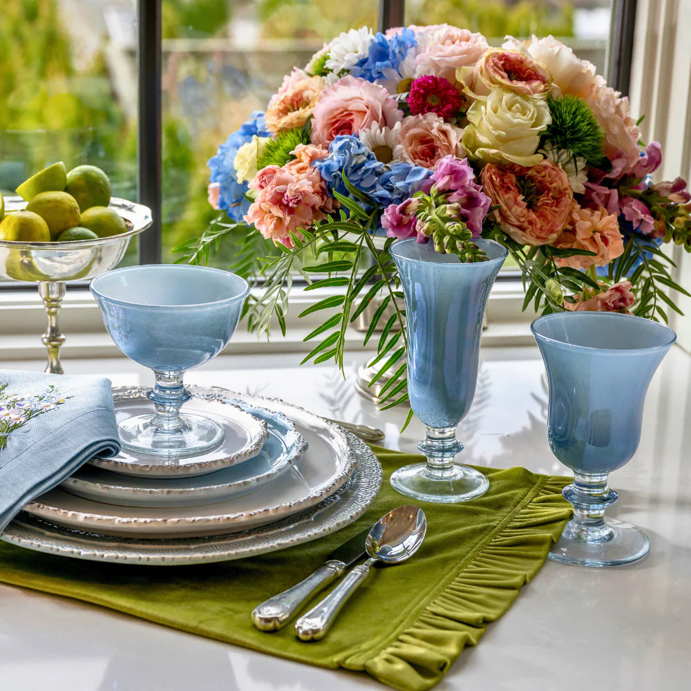 Rialto Water/Wine Glass - Adriatic Blue