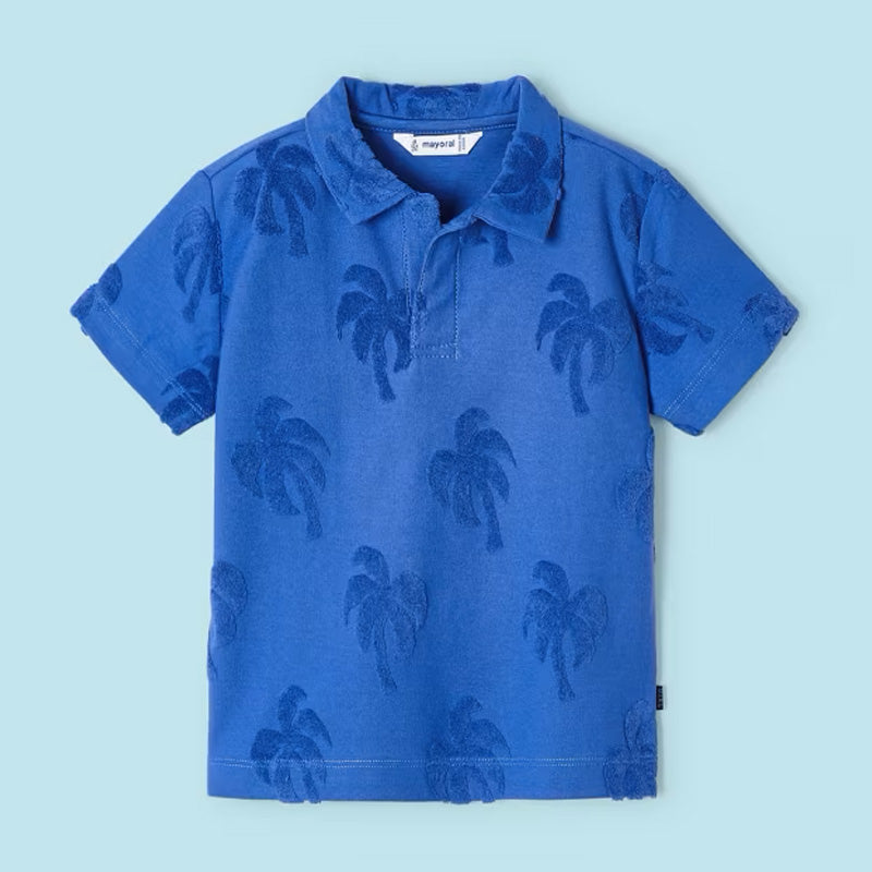 Riviera Palm Print Polo