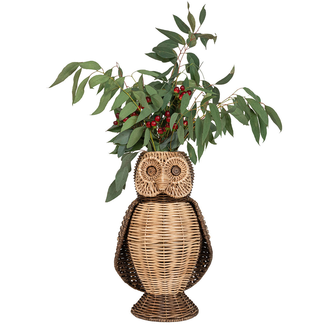 Devon WIllow 15" Owl Vase