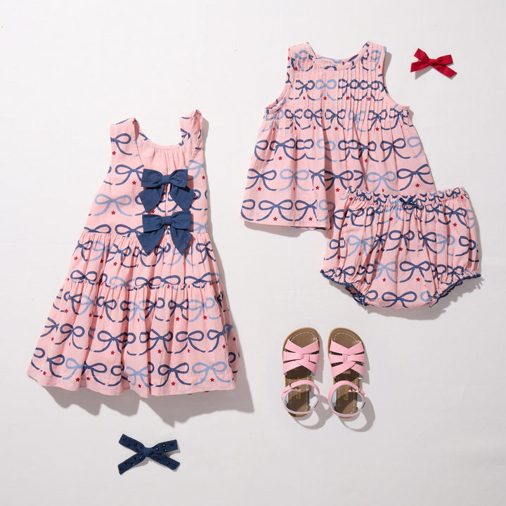 Baby Girls Jaipur 2-PC Set - Pink Bows