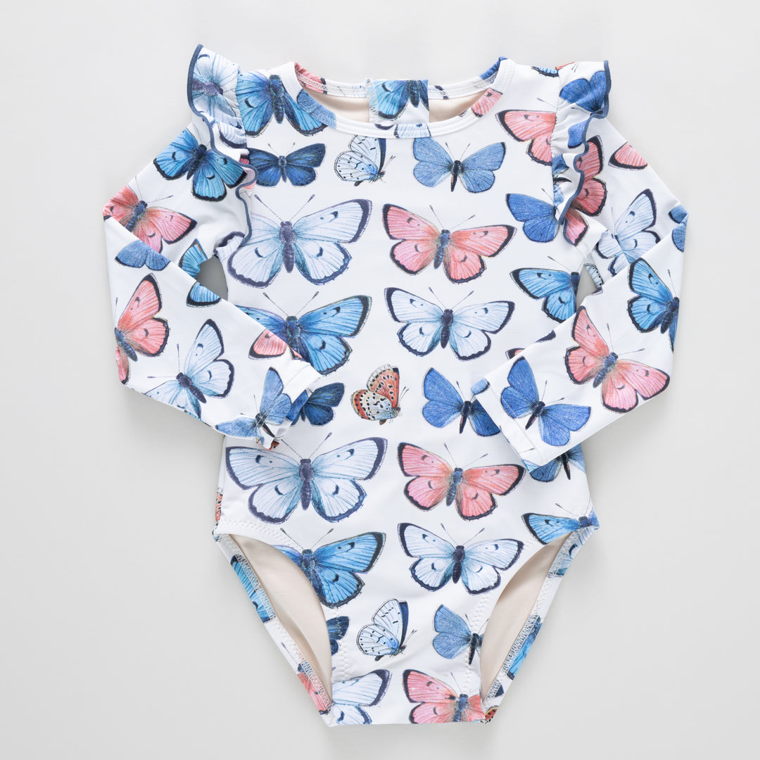 Baby Girls Rachel Suit - Vintage Butterflies