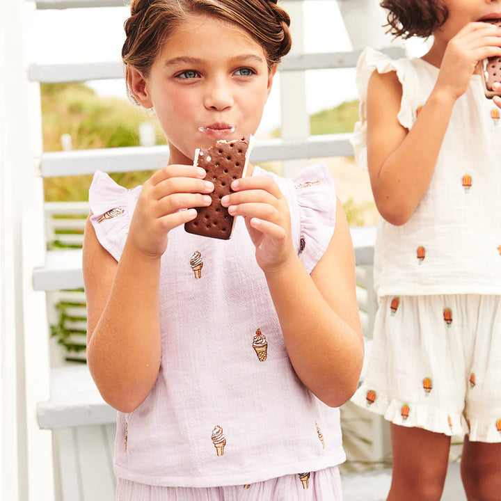 Girls Roey 2-Piece Set - Lavender Soft Serve