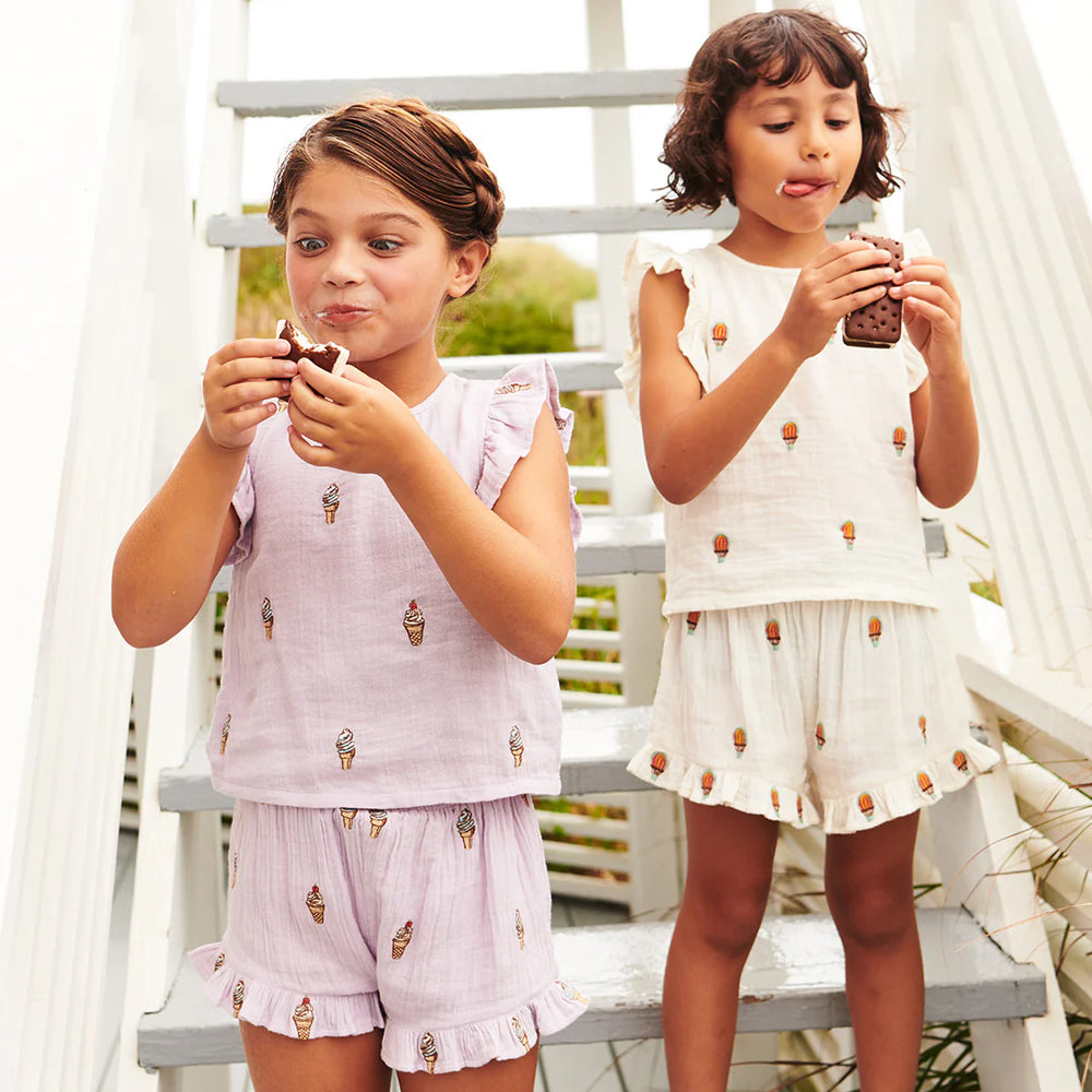 Girls Roey 2-Piece Set - Lavender Soft Serve