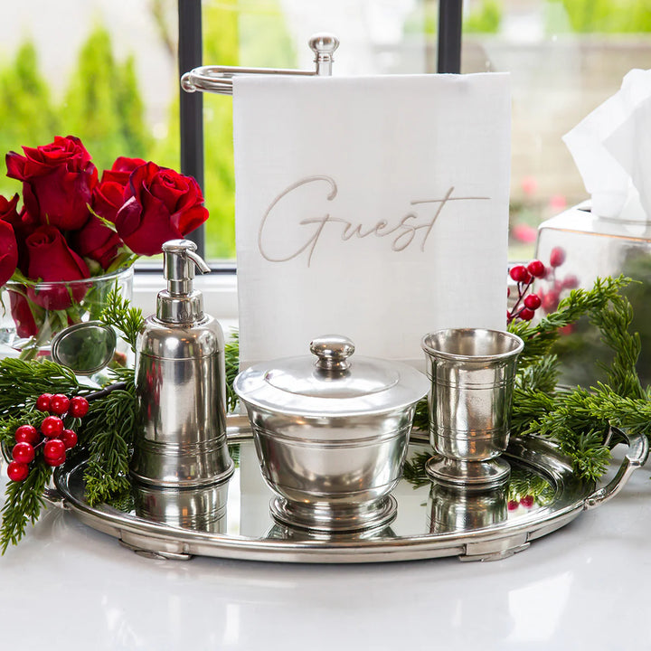 Roma Mirror Tray with Handles